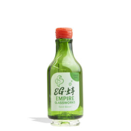Empire Glassworks Custom Peak Top Soju Bottle