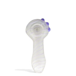 3 inch Glow in the Dark Hand Pipe with Colored Spiral