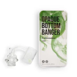 Kromedome Opaque Banger w/ glow in the dark pearls 14MM