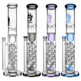 Calibear Premium Flower Straight Fab Torus Tube Incycler with Triseed Perc