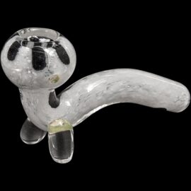 "Black Daisy" White Fritted Sitting Sherlock