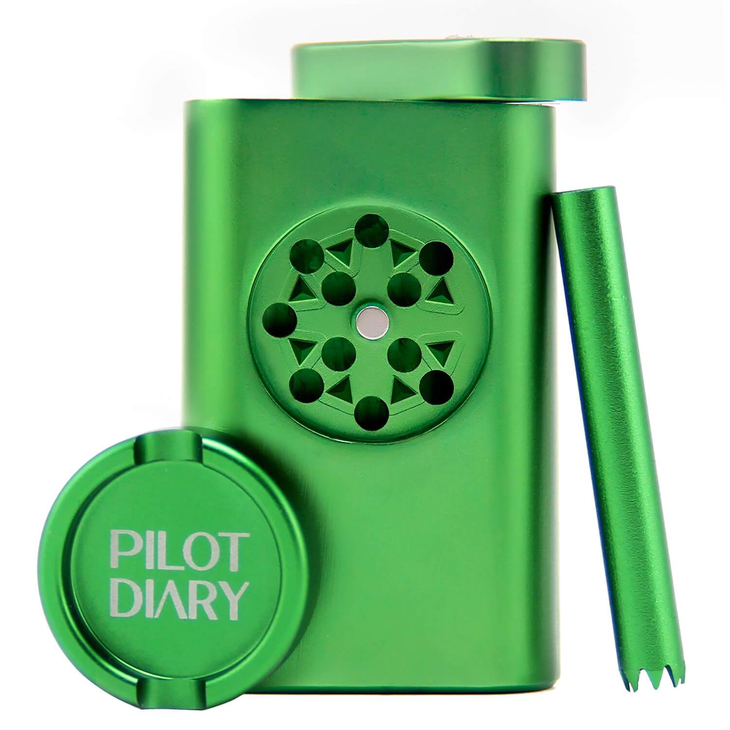 dugout-with-mini-grinder-front-main-pilotdiary.jpg?v=1754030406